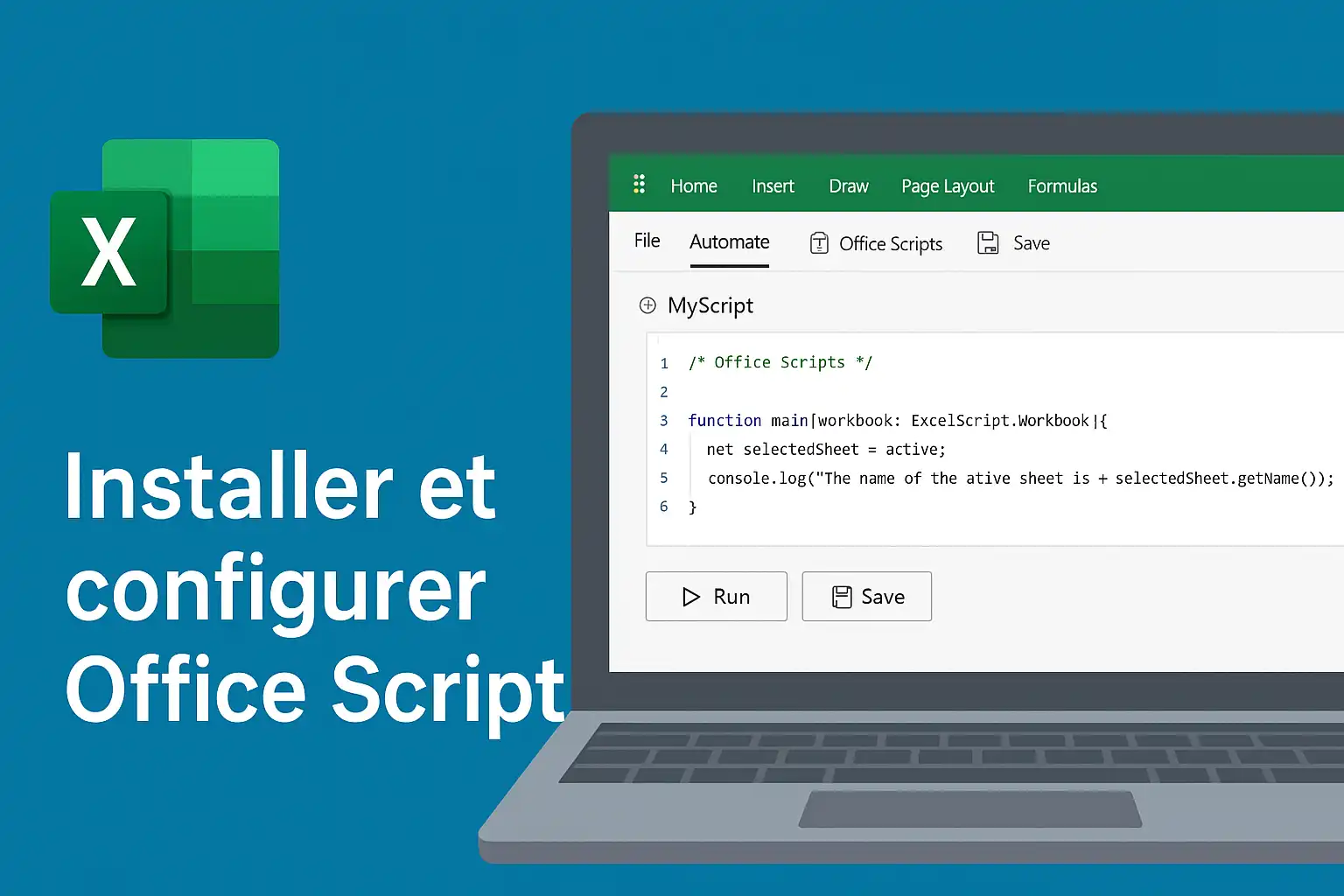 Installer et configurer Office Script dans Excel 365 installer et configurer office script