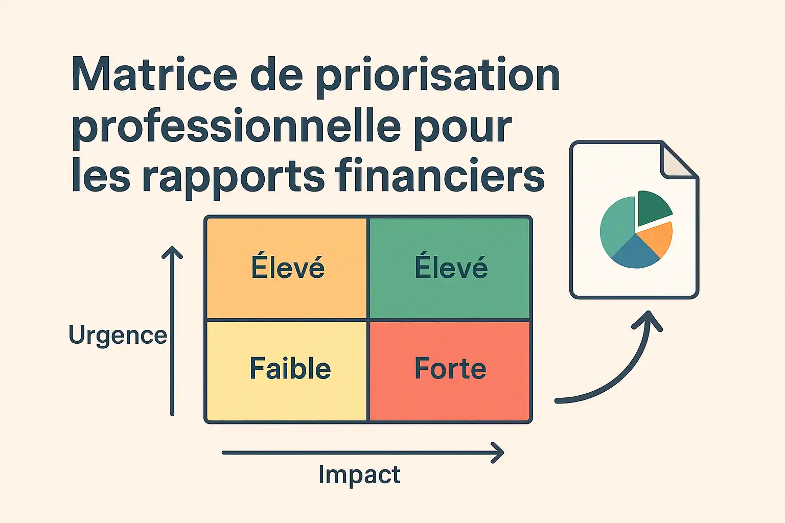 matrice de priorisation professionnelle pour les rapports financiers matrice de priorisation professionnelle