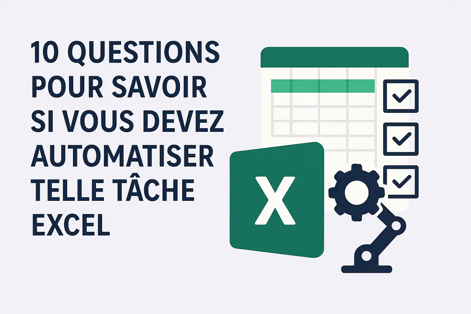 automatisation excel 10 questions