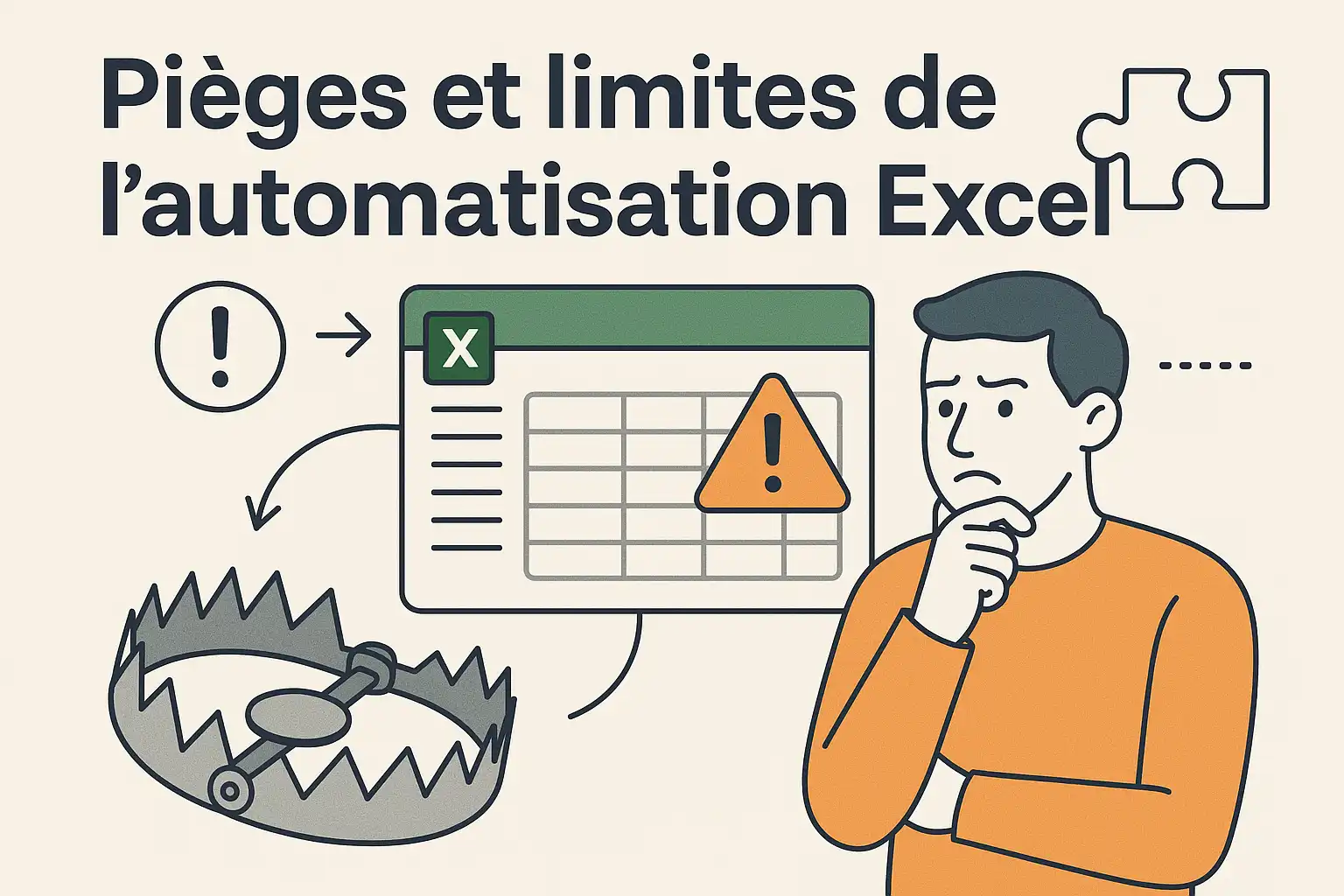 pièges et limites de l'automatisation excel