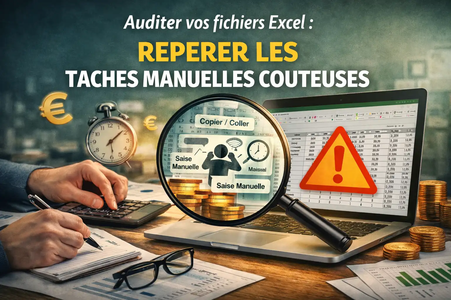 audit fichier excel taches manuelles couteuses
