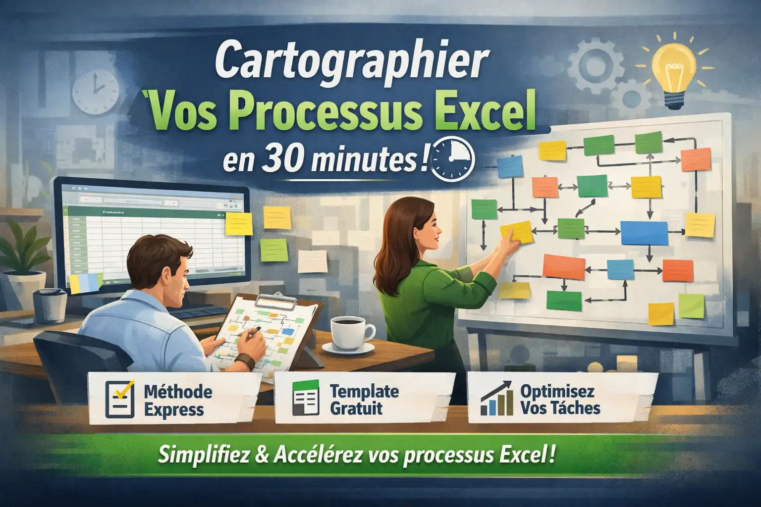 cartographier processus excel automatisation script office