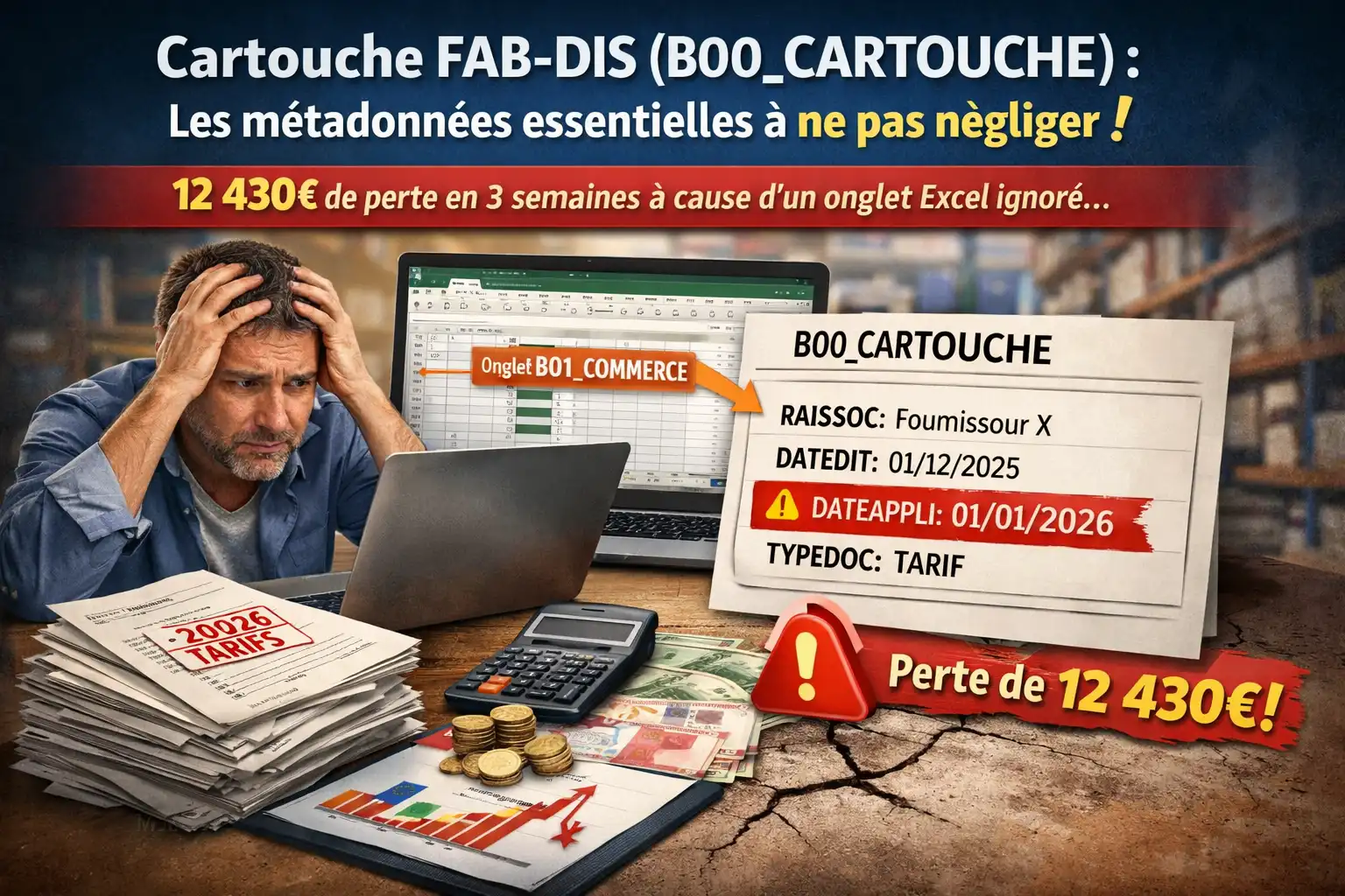 facdis b00 cartouche excel automatisation script
