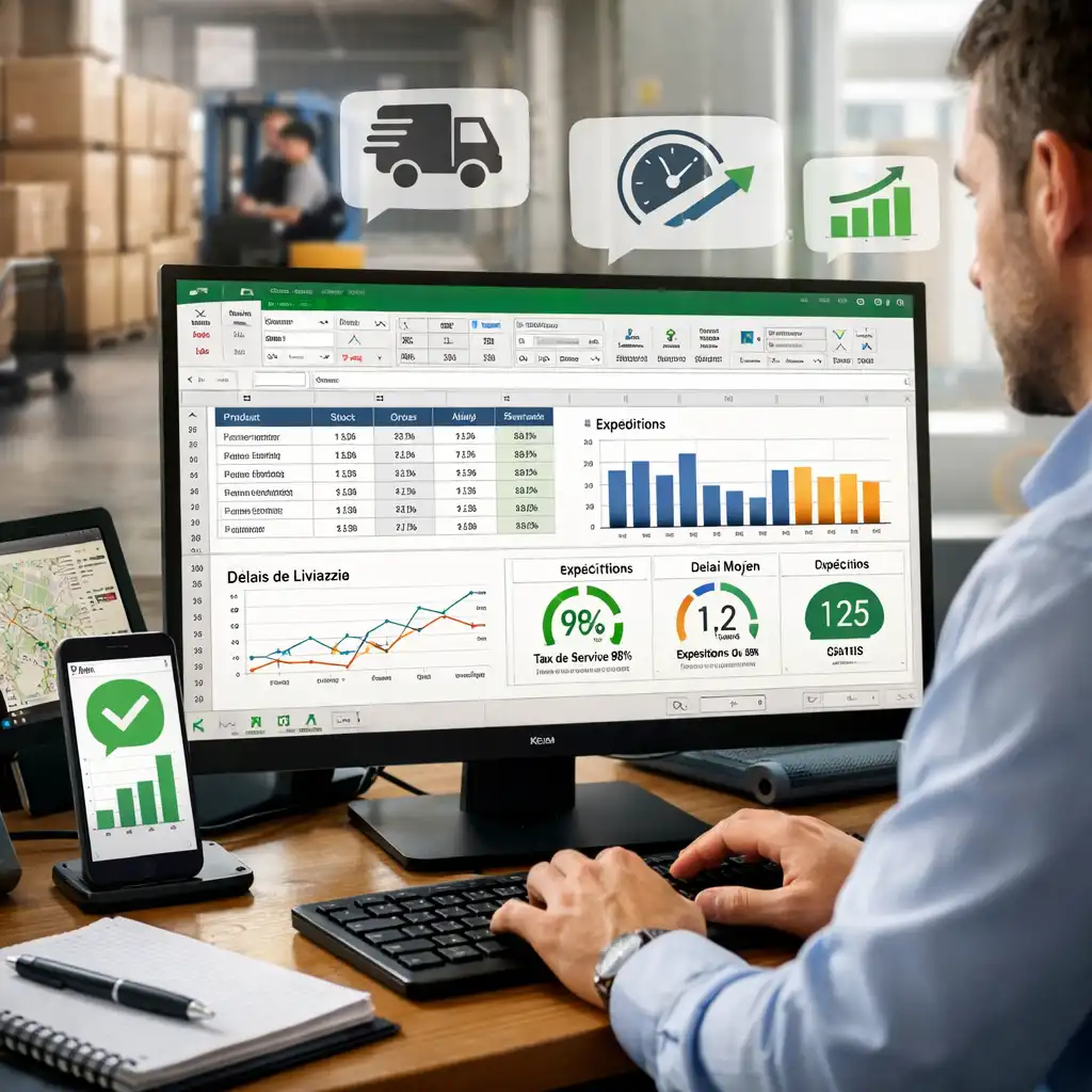 automatisation excel logistique supply chain