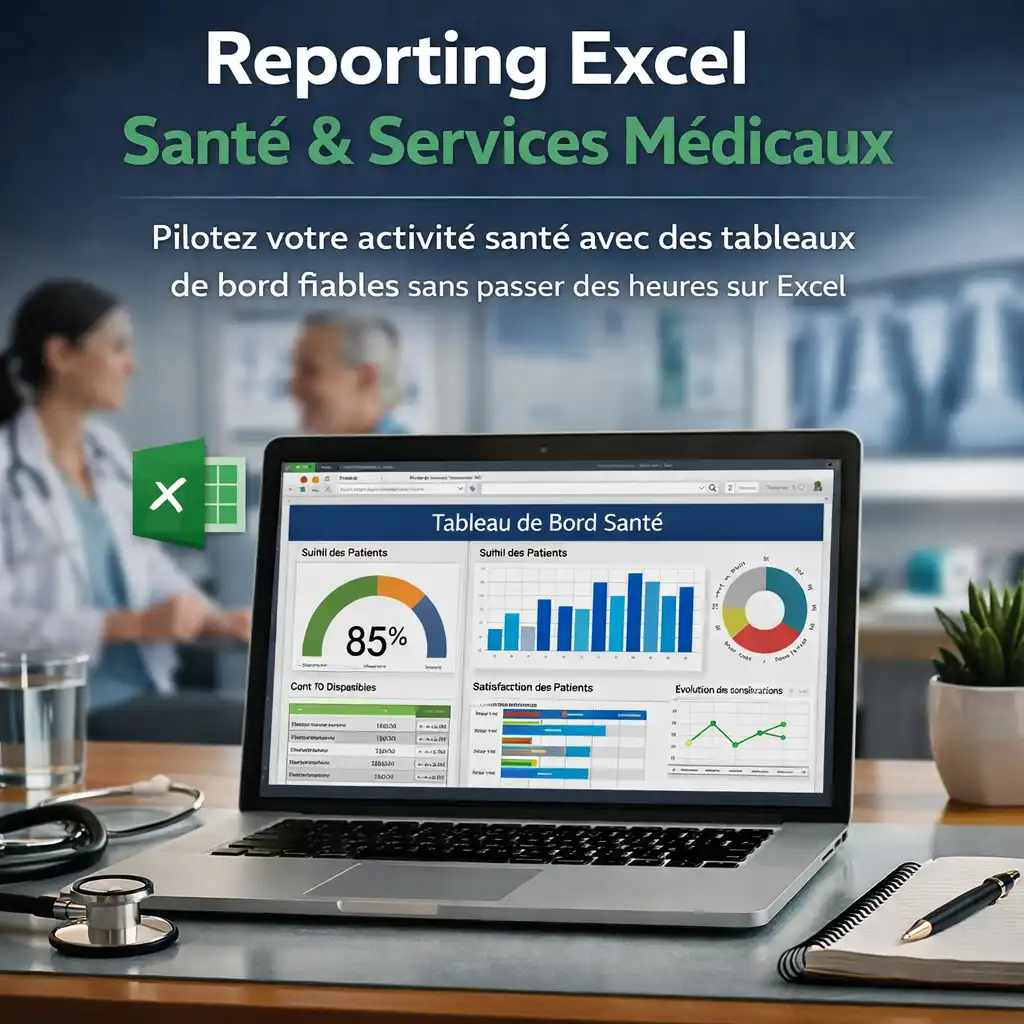 reporting excel sante service medicaux